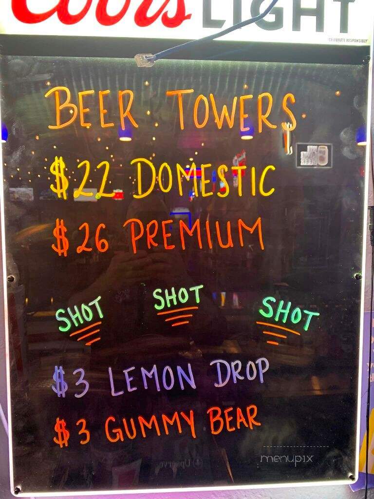 Time Out Sports Bar & Grill - Amarillo, TX menu_pic