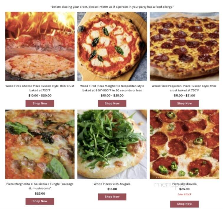 Two Foxes Farm Pizza - Winchendon, MA menu_pic