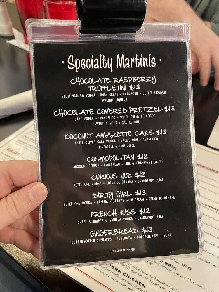 Bennett's Chop & Railhouse - Hudson, WI menu_pic