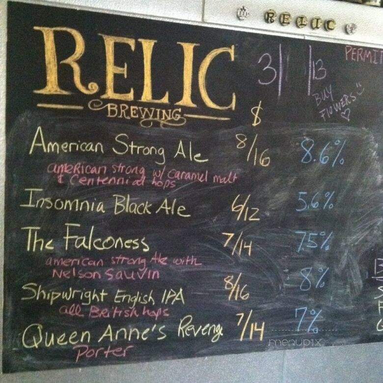 Relic Brewing Company - Plainville, CT