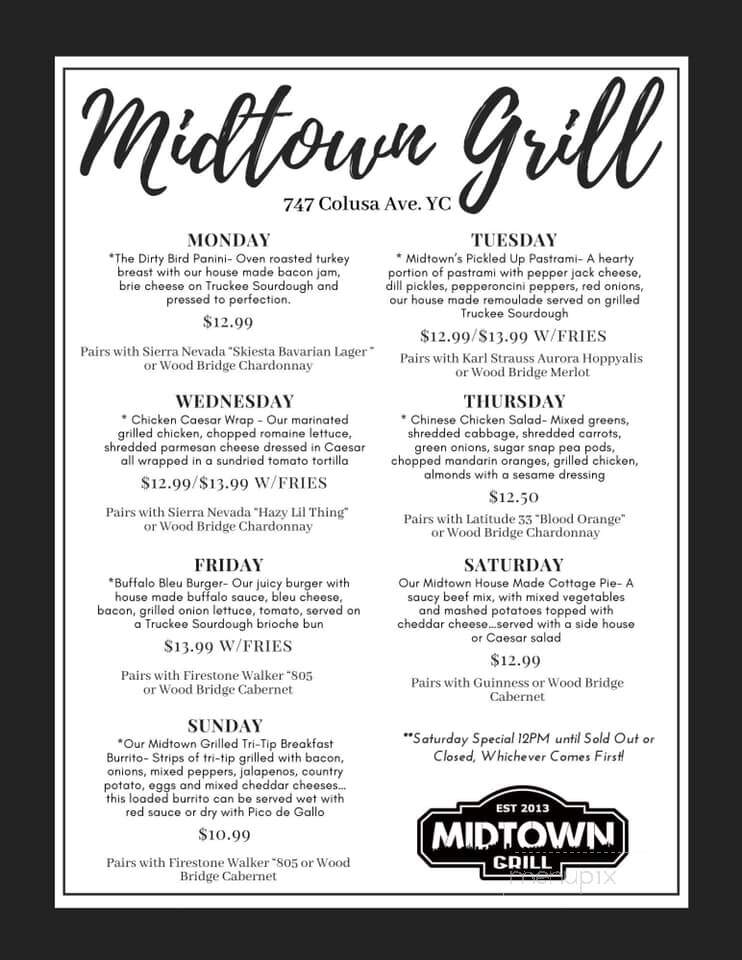 Midtown Grill - Yuba City, CA