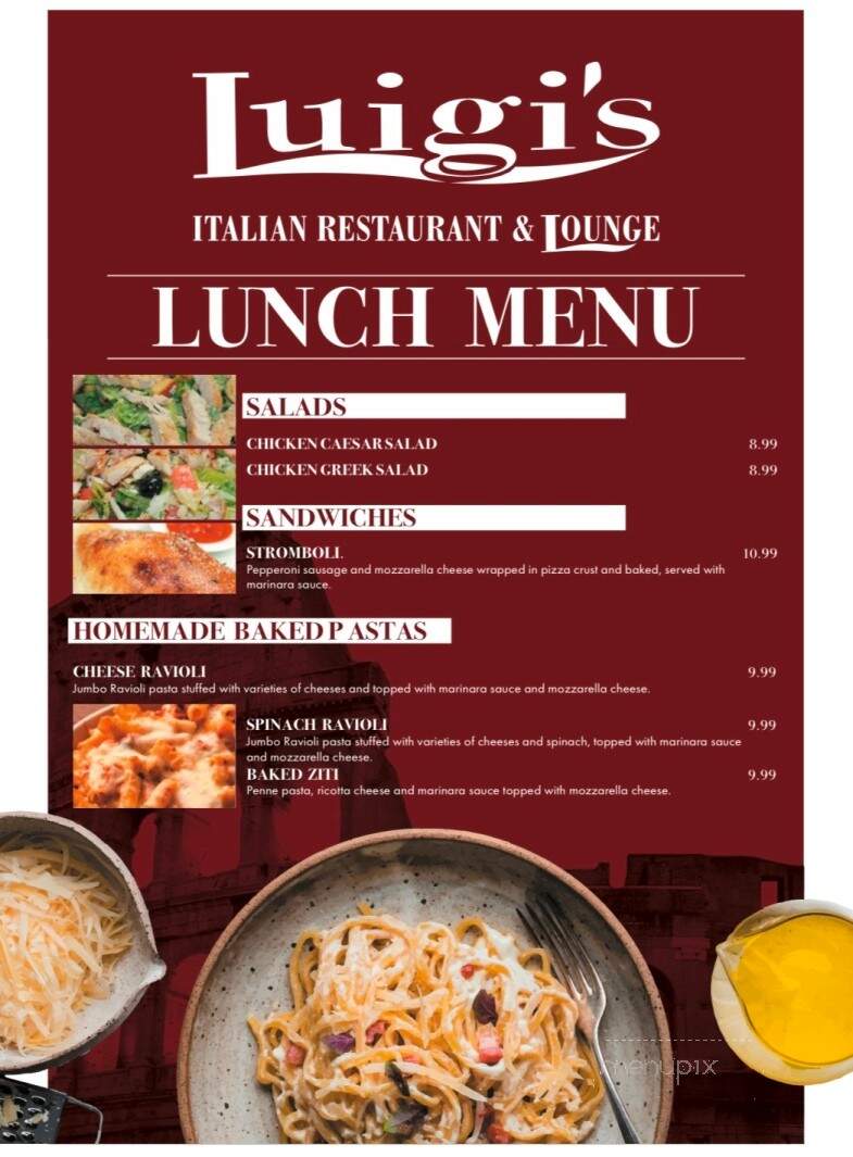 Luigi's Italian Restaurant - Weatherford, OK menu_pic