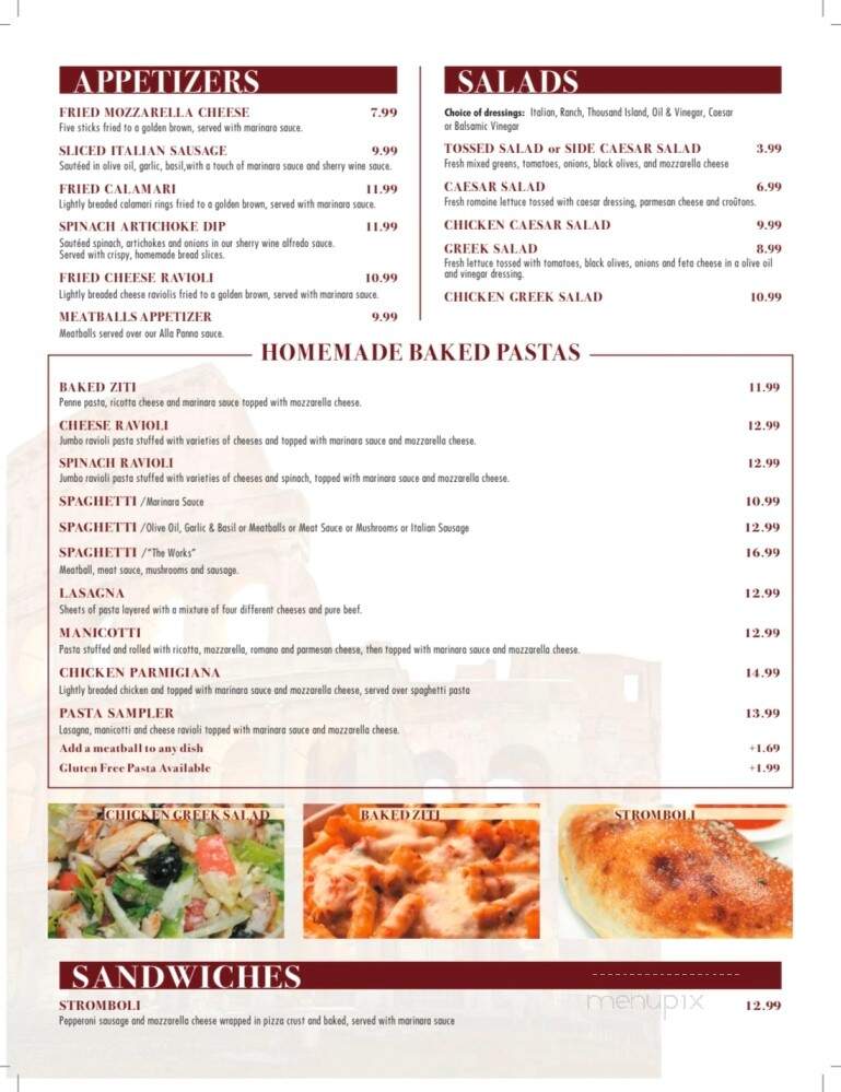 Luigi's Italian Restaurant - Weatherford, OK menu_pic