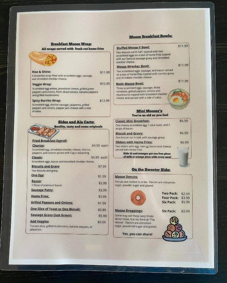 Happy Moose Bar & Grill - Streetsboro, OH menu_pic