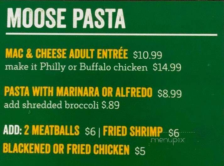 Happy Moose Bar & Grill - Streetsboro, OH menu_pic