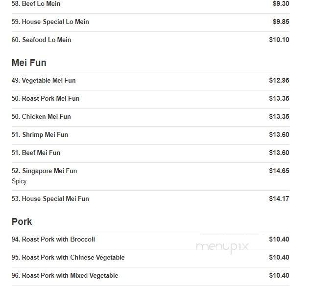 China King - Bonita Springs, FL menu_pic
