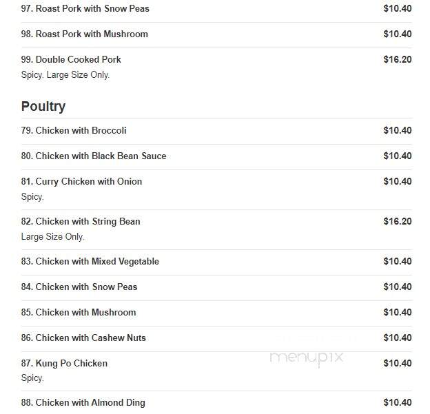 China King - Bonita Springs, FL menu_pic