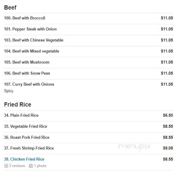 China King - Bonita Springs, FL menu_pic