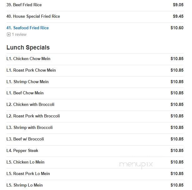 China King - Bonita Springs, FL menu_pic
