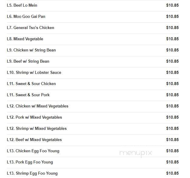 China King - Bonita Springs, FL menu_pic