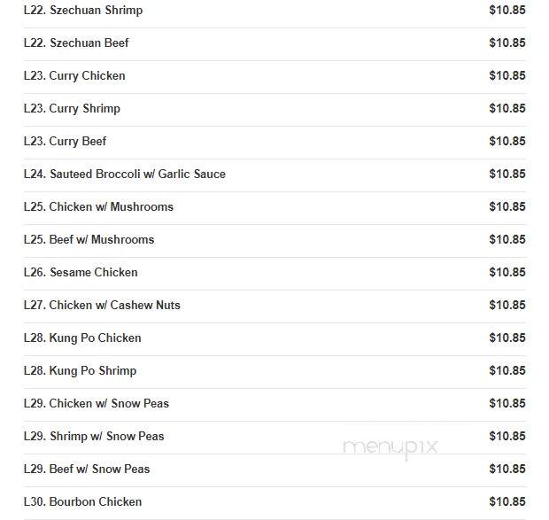China King - Bonita Springs, FL menu_pic