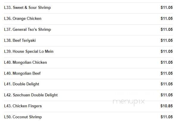 China King - Bonita Springs, FL menu_pic
