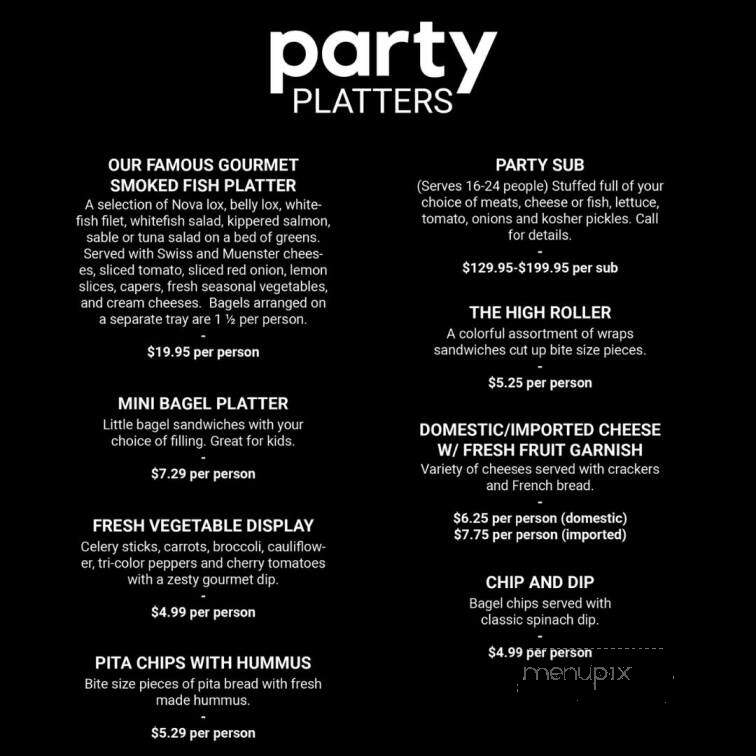 Izes Deli & Bagelry - Rockville, MD menu_pic