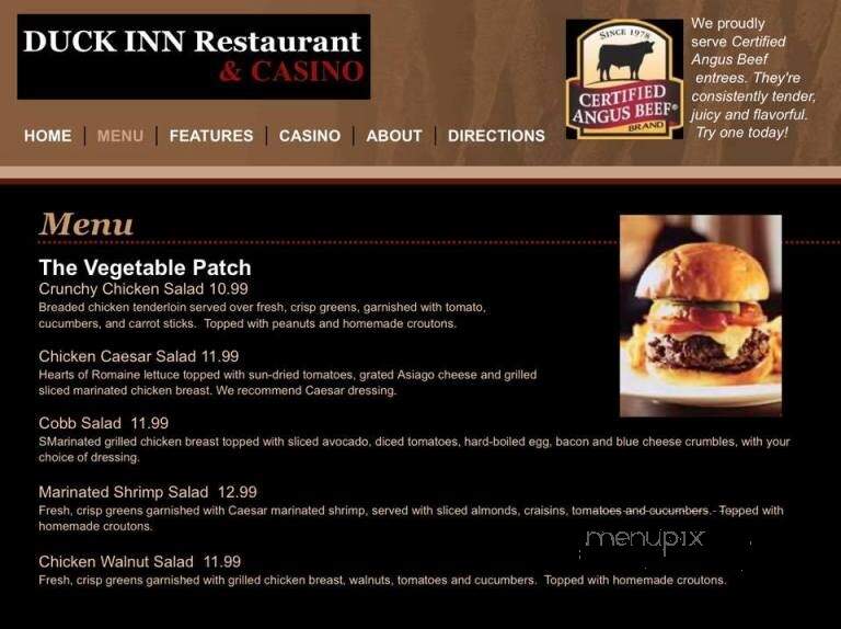 Duck Inn - Havre, MT menu_pic