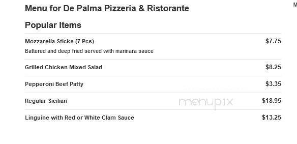 De Palma Pizzeria & Ristorante - Union City, NJ