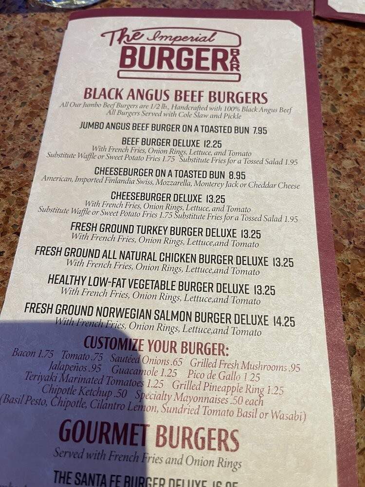 Imperial Diner - Freeport, NY menu_pic