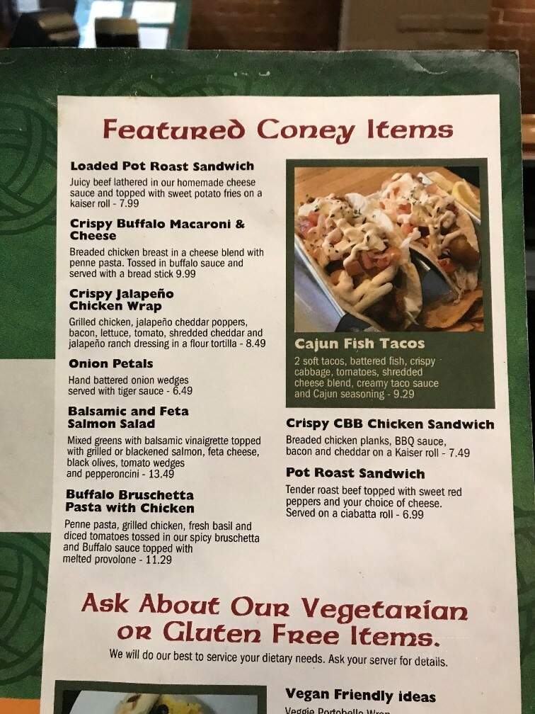 Coney Island Restaurant - Indiana, PA menu_pic