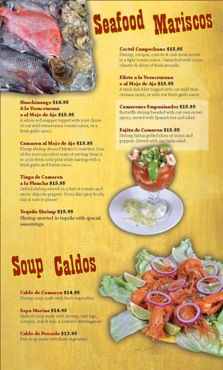 Fiesta Garibaldi - Johnson Creek, WI menu_pic
