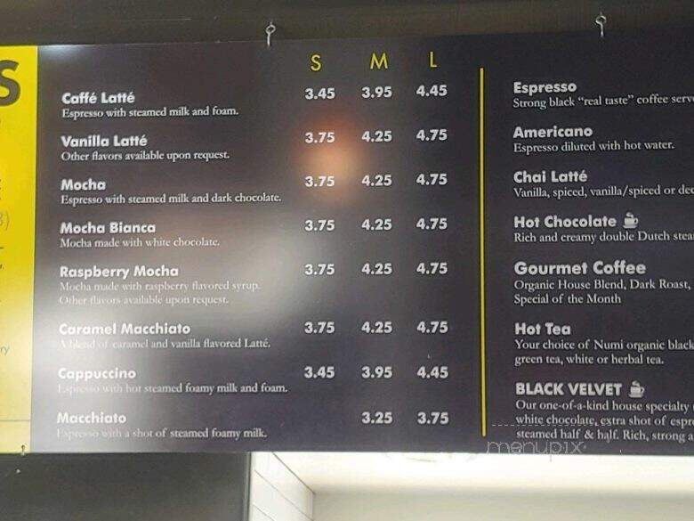 Malibu Brew Coffee - Atascadero, CA menu_pic