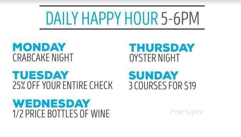 Bluecoast Seafood Grill and Raw Bar - North Bethany Beach, DE menu_pic