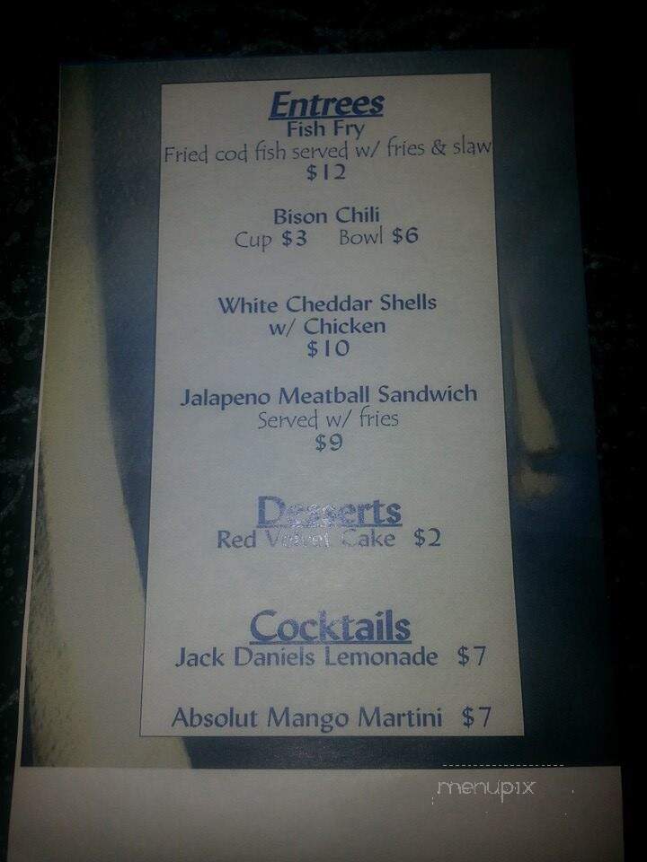 Blue Springs Marina - Ten Mile, TN menu_pic