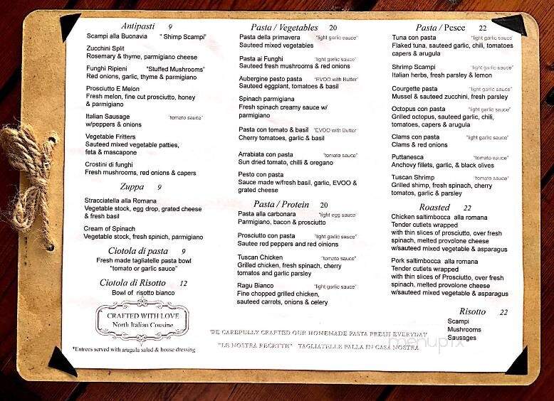 Marbella Ristorante - Ellenville, NY menu_pic