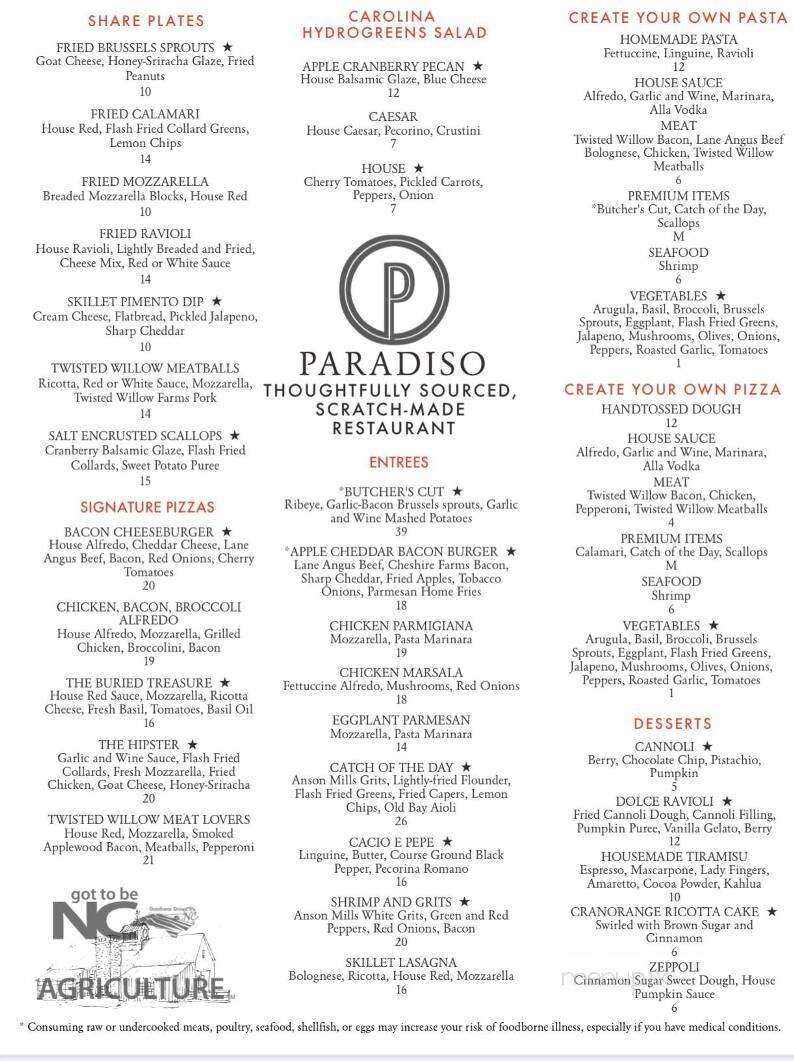 Paradiso Roma Ristorante - Elizabeth City, NC