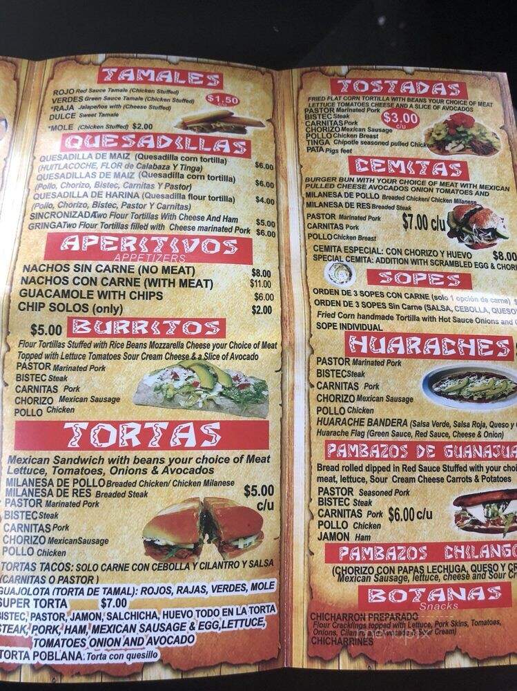 Taco Express Food Store - Perth Amboy, NJ menu_pic