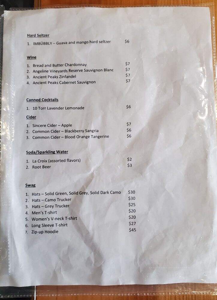 Imbib Custom Brews - Sparks, NV menu_pic