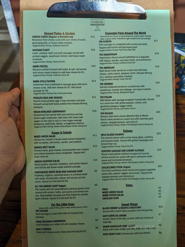 Imbib Custom Brews - Sparks, NV menu_pic