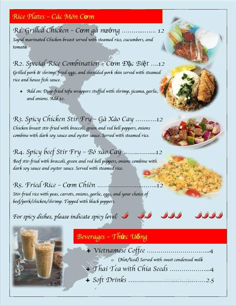 Pho House Vietnamese Rice & Noodles - Meridian, ID menu_pic