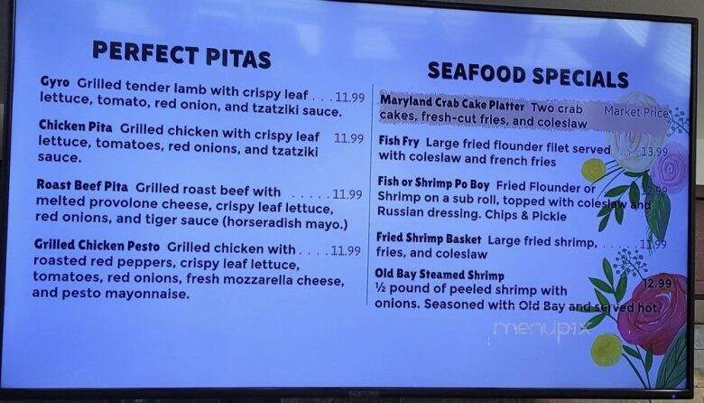 45th Ave Deli - North myrtle beach, SC menu_pic