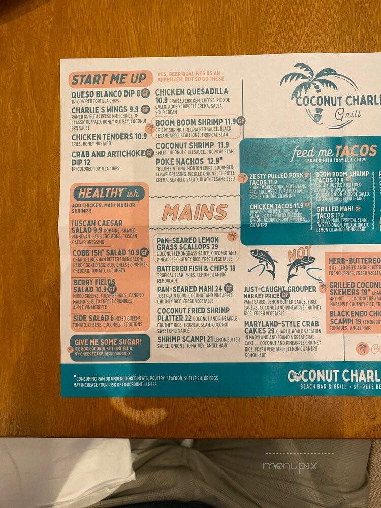 Coconut Charlie's Beach Bar & Grill - St Pete Beach, FL