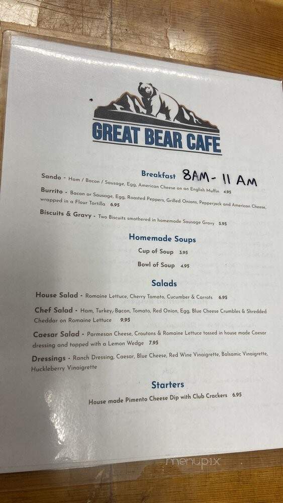 Great Bear Cafe - Hungry Horse, MT