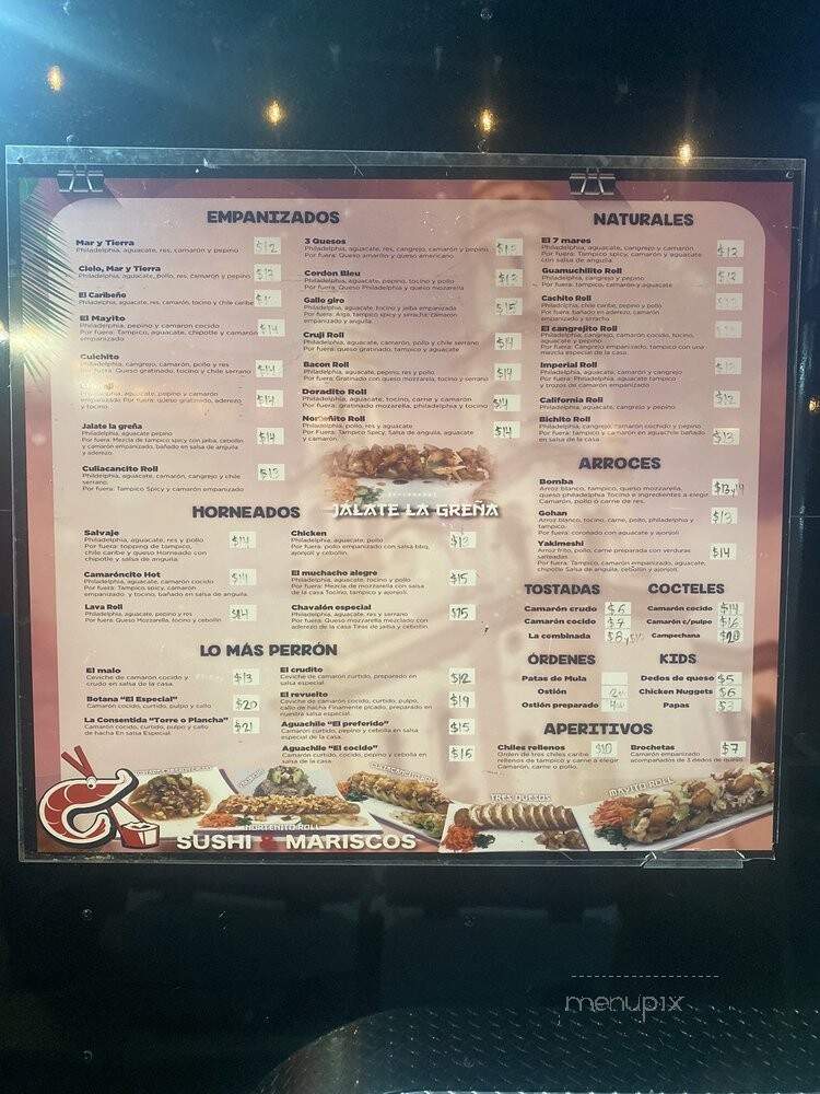 Ta Culichi - Porterville, CA menu_pic