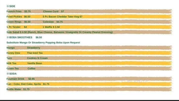 Binge Hot Chicken - Wheat Ridge, CO menu_pic