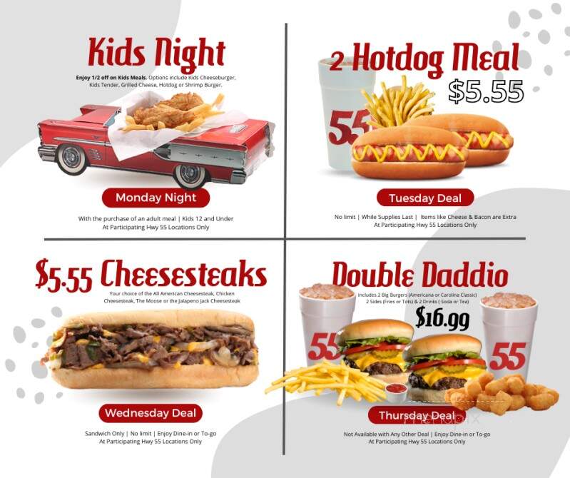 Hwy 55 Burgers Shakes & Fries - Zachary, LA