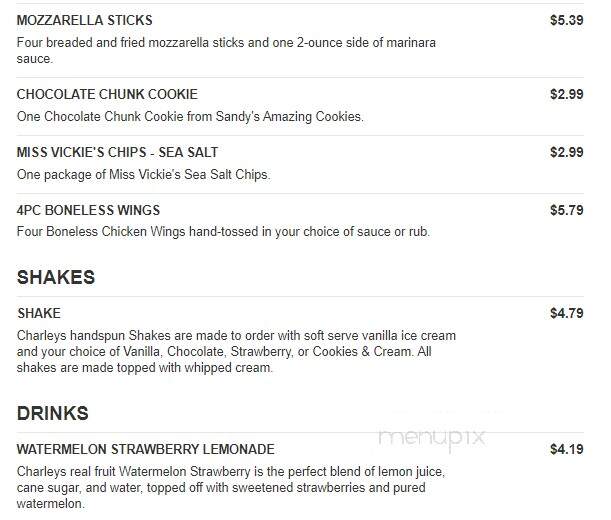 Charleys Philly Steaks - North Versailles, PA menu_pic