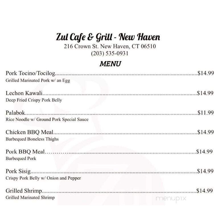 Zul Cafe and Grill - New Haven, CT