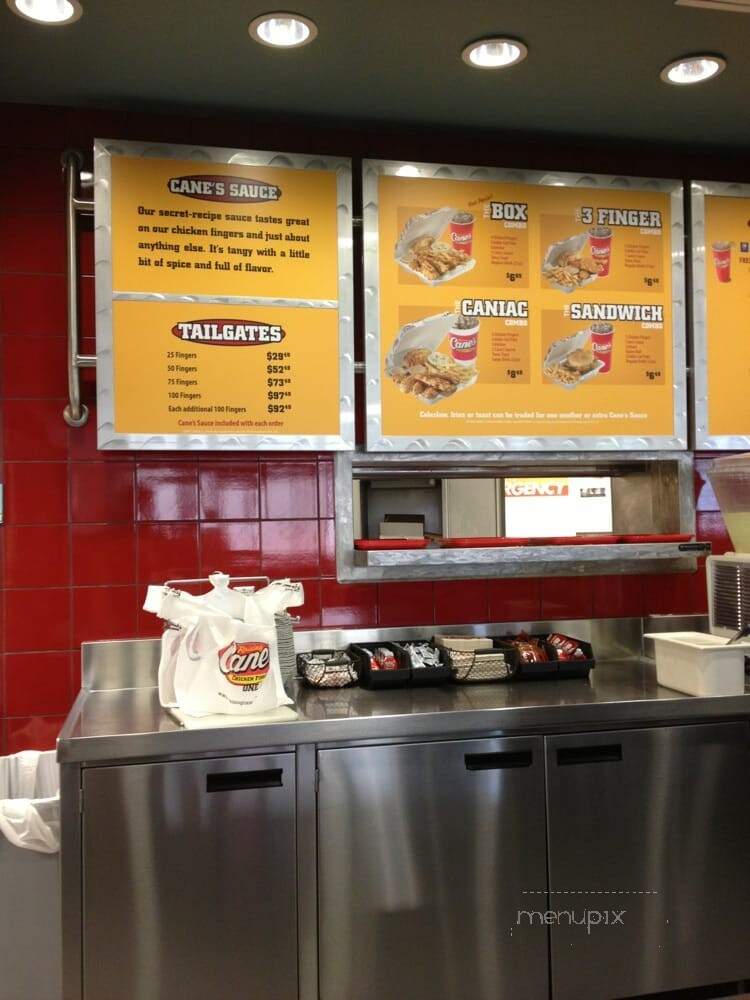 Raising Cane's Chicken Fingers - Richmond, VA menu_pic
