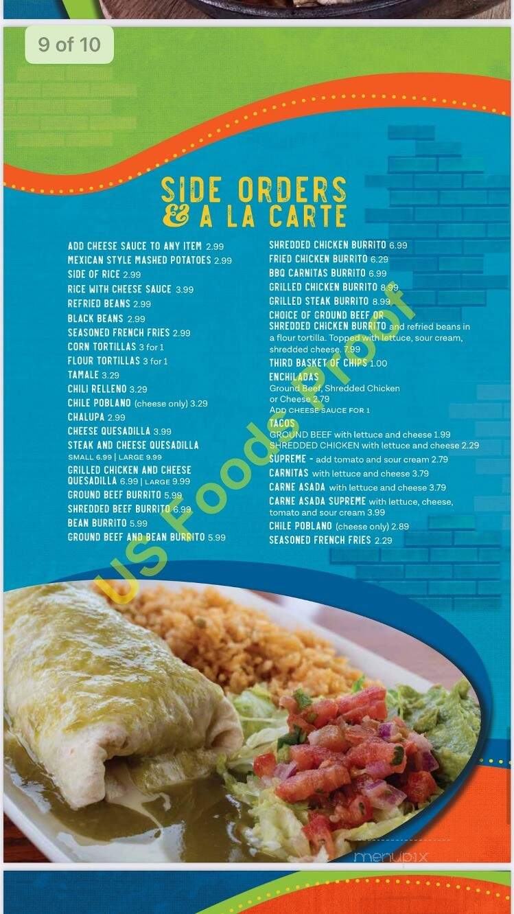 El Campesino - Mansfield, OH menu_pic
