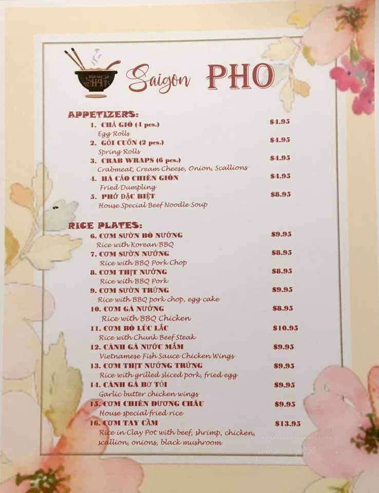 Saigon Pho Vietnamese Restaurant - Clute, TX