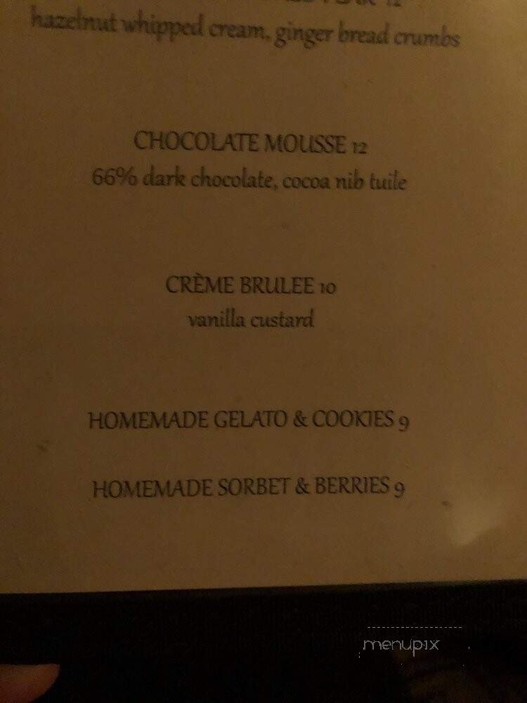 Chateau Marmont Restaurant - West Hollywood, CA menu_pic