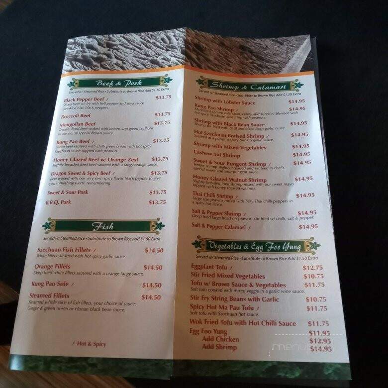 Twin Dragon - La Habra, CA menu_pic