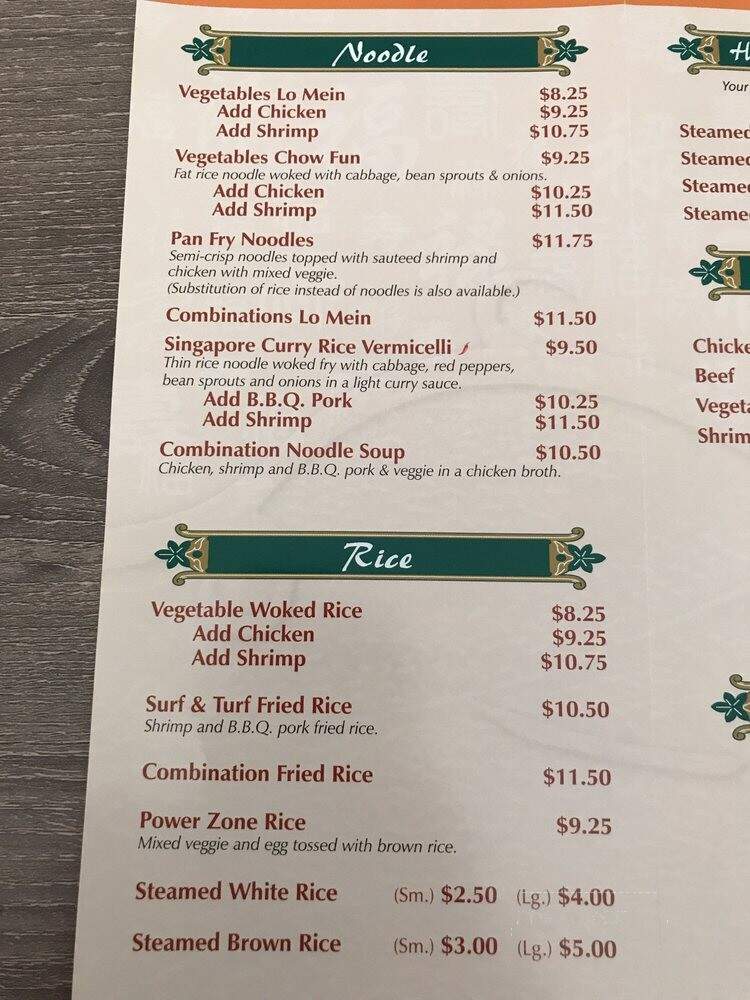 Twin Dragon - La Habra, CA menu_pic
