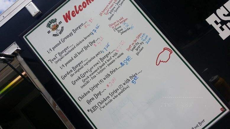 Grumpy's - Ketchum, ID menu_pic