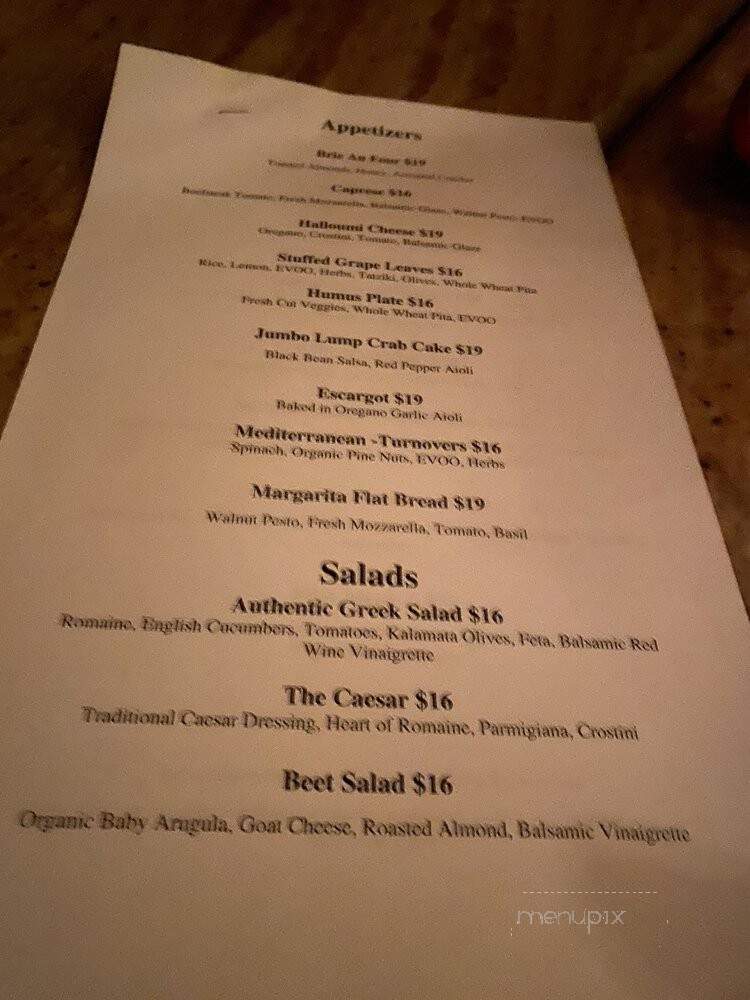 Joseph's Wine Bar - Delray Beach, FL menu_pic