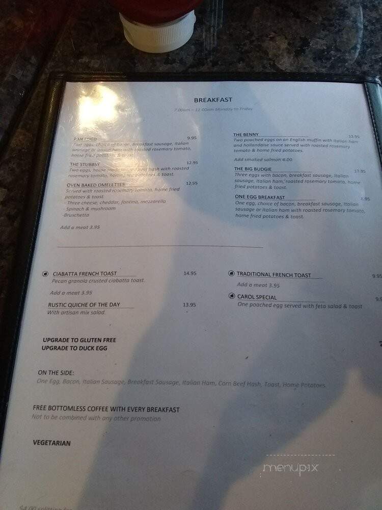 Zola's Restaurant - Ottawa, ON menu_pic