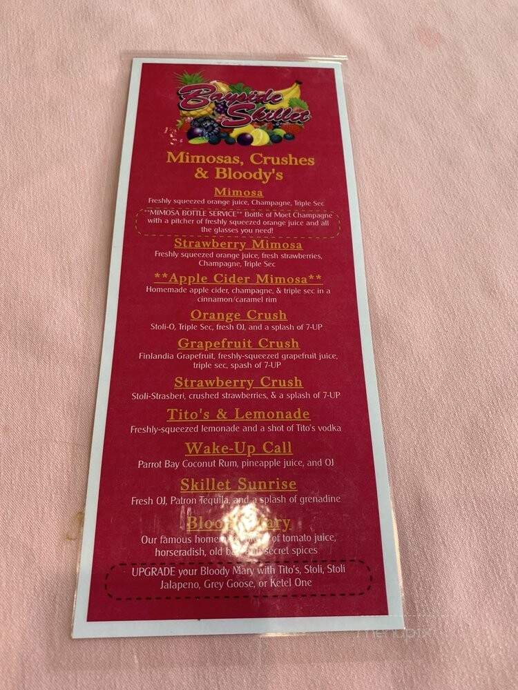 Bayside Skillet Crepe & Omelet - Ocean City, MD menu_pic