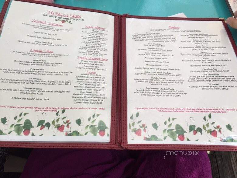 Bayside Skillet Crepe & Omelet - Ocean City, MD menu_pic